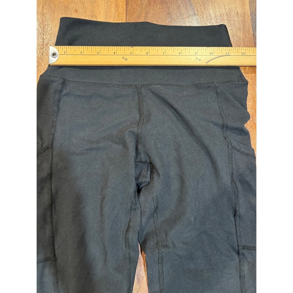 Aerie OFFLINE the Hugger leggings sz Small short black high rise side pockets
